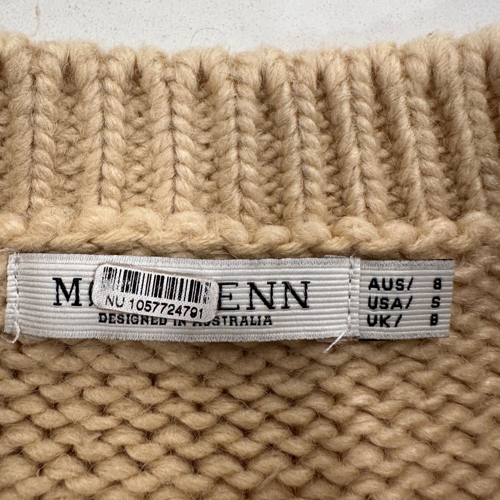 Mén Renn Farren Intarsia Anthropologie Designer Knit Sweater XS Wool Blend Boho - Picture 6 of 10